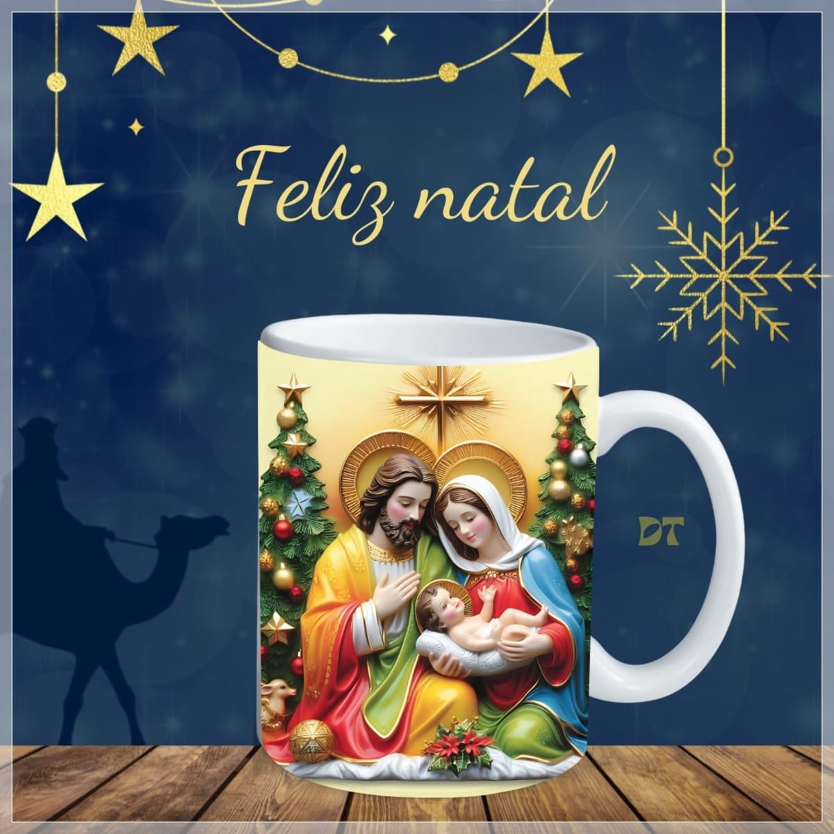 Kit Digital 10 Artes para Caneca Presépio JPG 2 Kit Digital 10 Artes para Caneca Presépio JPG - Imagem 2
