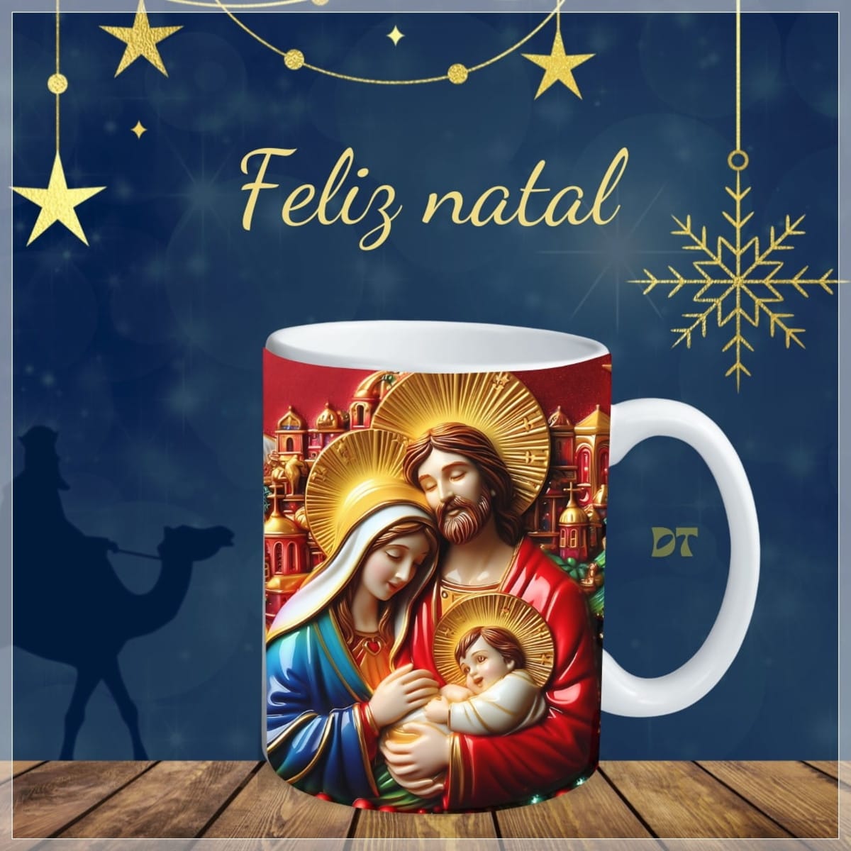 Kit Digital 10 Artes para Caneca Presépio JPG 4 Kit Digital 10 Artes para Caneca Presépio JPG - Imagem 4