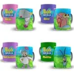 10 Estampas Caneca Bob Esponja Desenho Infantil Crianças