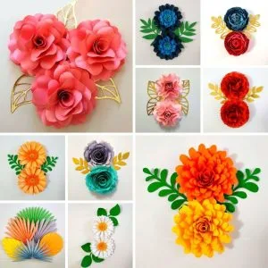 12 Moldes Flores Arquivos De Corte Silhouette Tesourete Dxf