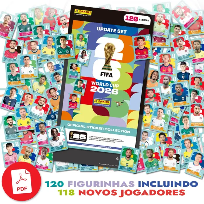 120 Figurinhas Copa do Mundo 2026 Kit Atualização em PDF 47 120 Figurinhas Copa do Mundo 2026 Kit Atualização em PDF