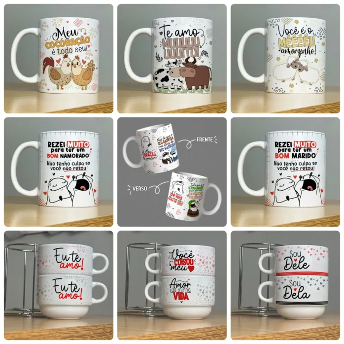 14 Designs Românticos para Canecas - Dia dos Namorados