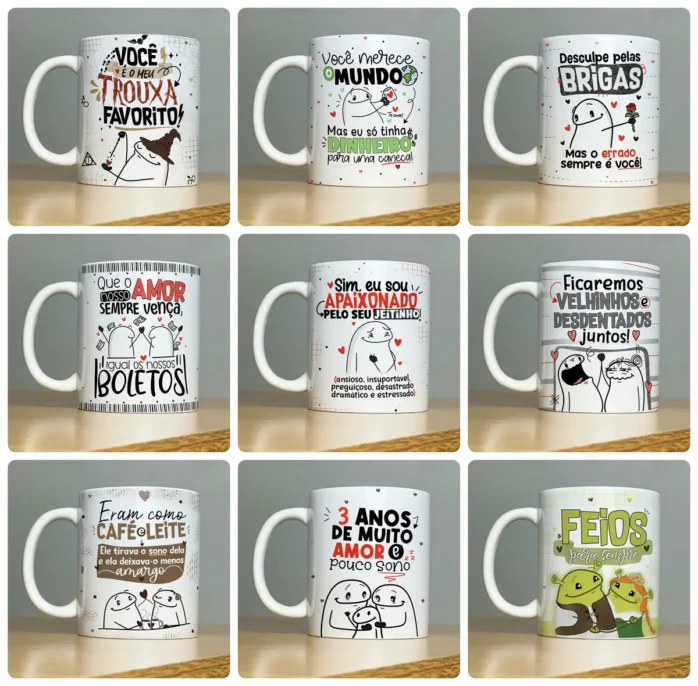 14 Designs Românticos para Canecas - Dia dos Namorados