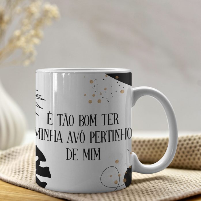 14 Estampas Caneca Dia dos Avós e Bisavós Edicável Em Corel