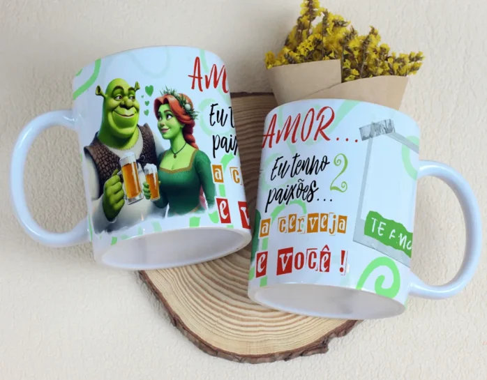 15 Designs Editáveis para Caneca - Dia dos Namorados Especial
