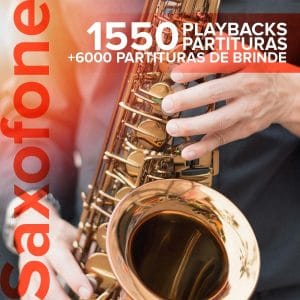 1550 Playbacks e Partituras Sax Saxofone Alto Soprano Tenor