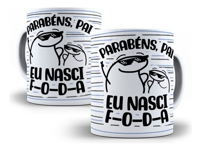18 Estampas Caneca Dia Dos Pais Flork Editável Em Corel Draw