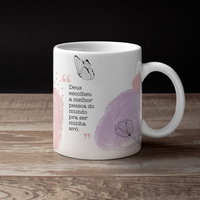 19 Estampas Sublimação Caneca Dia dos Avós Vovo e Vovó