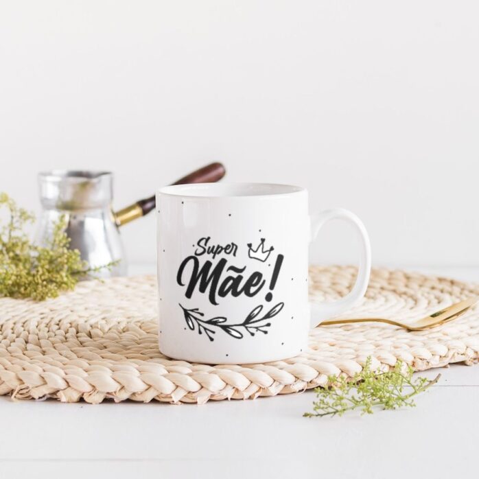 20 Estampas Minimalistas Caneca Dia das Mães 2023