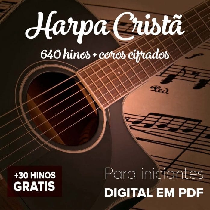 Cifras Harpa Cristã 640 Hinos C/ Partitura Simples De Tocar
