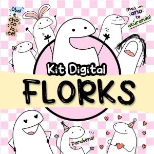Kit Digital Florks Memes Signos Frases Ilustrações Caixa Tag 16 Kit Digital Florks Memes Signos Frases Ilustrações Caixa Tag