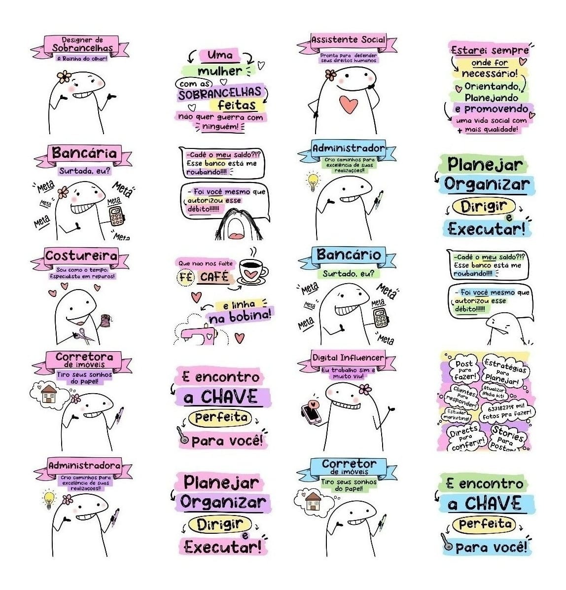 Kit Flork Profissões 2: Sublimação Caneca e Botton 4 Kit Flork Profissoes 2 Sublimacao Caneca E Botton 2