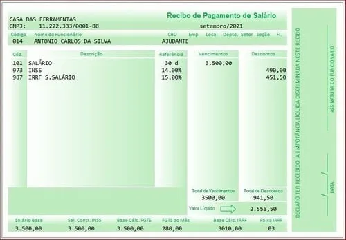 Modelo Holerite Comprovante De Renda Editável Excel 2 Modelo Holerite Comprovante De Renda Editável Excel
