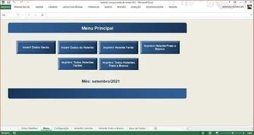 Modelo Holerite Comprovante De Renda Editável Excel 6 Modelo Holerite Comprovante De Renda Editável Excel