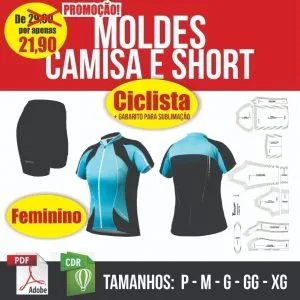 Molde Camisa E Short Para Ciclista Ciclismo Feminino Pdf 19 Molde Camisa E Short Para Ciclista Ciclismo Feminino Pdf