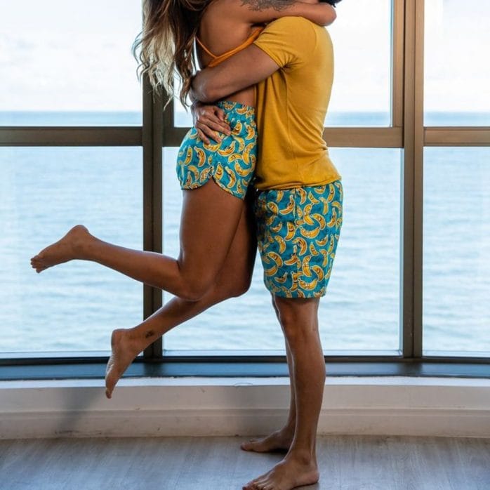 Molde Fabricação Shorts Casal Namorados Masculino Feminino