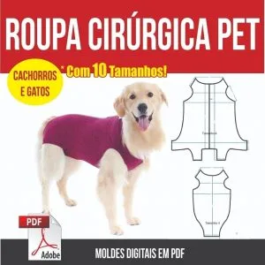 Molde Modelagem Roupa Cirúrgica Pet Cães E Gatos Em Pdf 14 Molde Modelagem Roupa Cirúrgica Pet Cães E Gatos Em Pdf