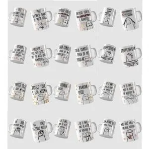 Pack Artes Bento Flork Canecas  83 Arquivos Cdr E Png