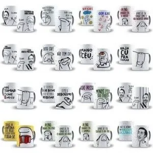 Pack Artes Caneca Bento Flork Memes 90 Arquivos Cdr E Png