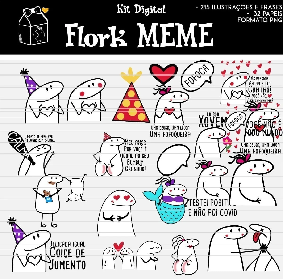 Pack Artes Flork Bento Meme Png +240 Arquivo Caneca Camiseta 2 Pack Artes Flork Bento Meme Png +240 Arquivo Caneca Camiseta