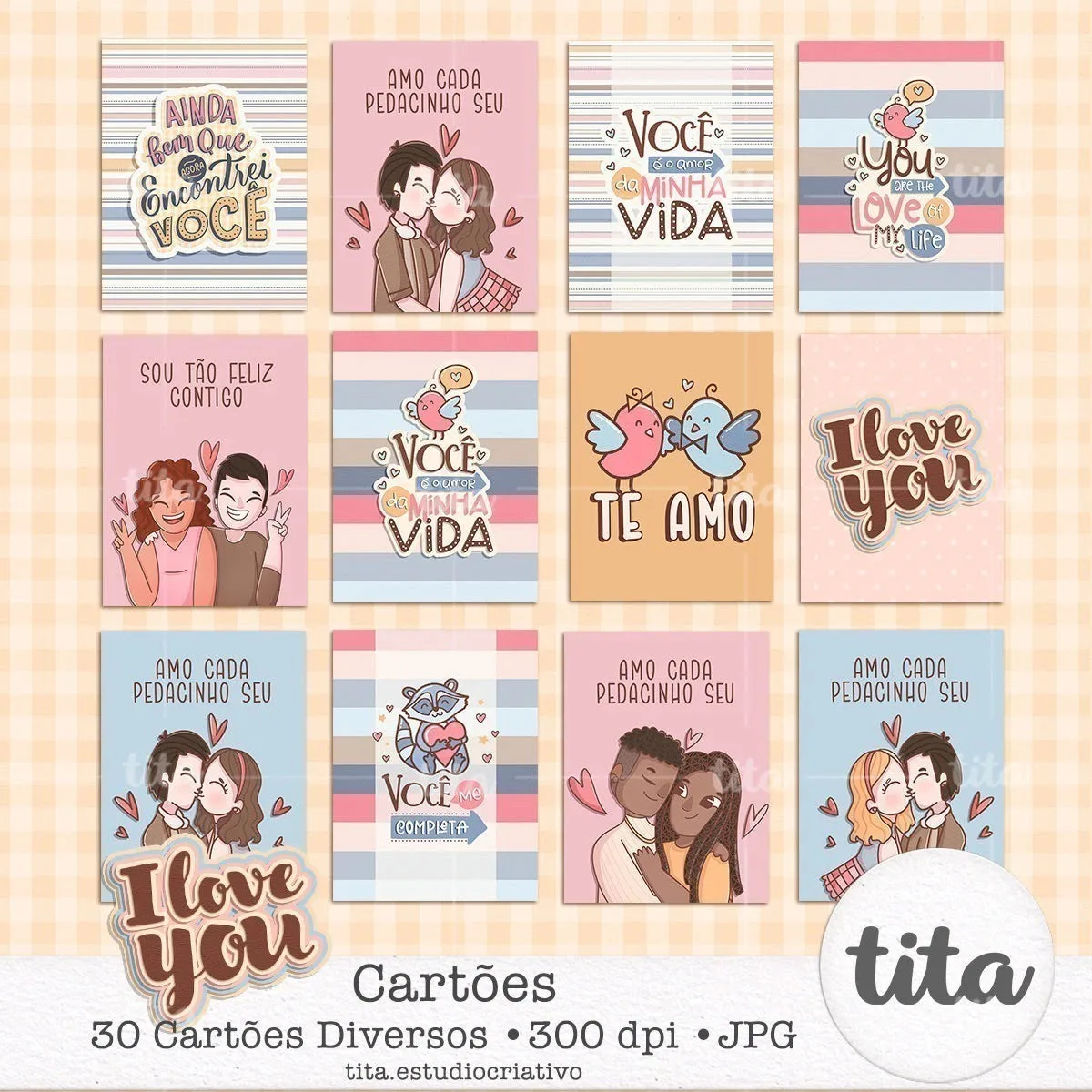 Pack Namorados I Love You Combo Ilustrações Papéis Artes Png 6 Pack Namorados I Love You Combo Ilustrações Papéis Artes Png