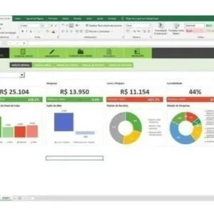 Planilha Completa Excel Fluxo De Caixa Diário Com Relatórios