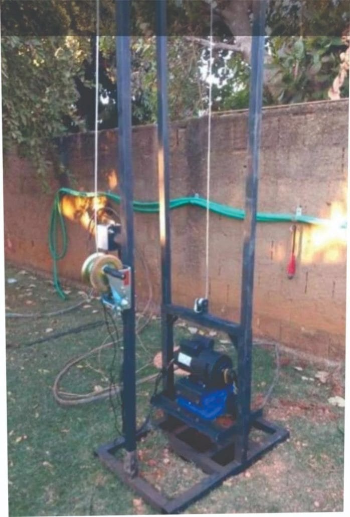 Projeto Maquina De Furar Poços Artesianos Perfuratriz Piso