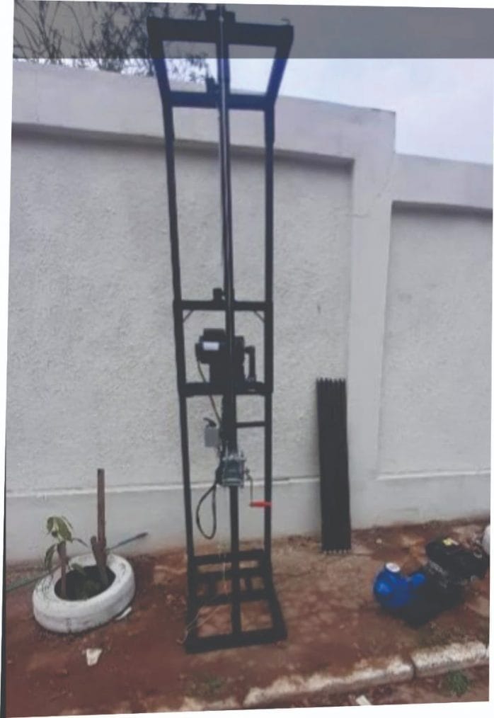 Projeto Maquina De Furar Poços Artesianos Perfuratriz Piso