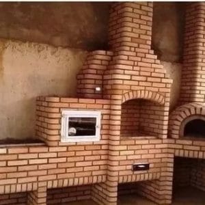 Projeto P Fabricação Churrasqueira Forno À Lenha E Fogão