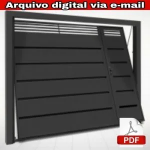 Projeto Portão Basculante +1800 Modelos Grades,portões... 17 Projeto Portão Basculante +1800 Modelos Grades,portões...