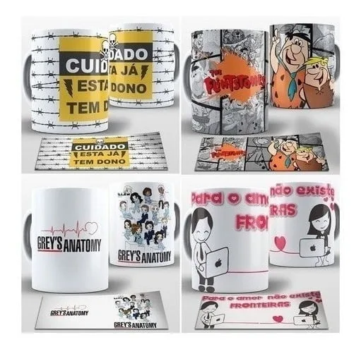 Super Packs 6.000 Artes Estampas P Estampar Sublimar Canecas