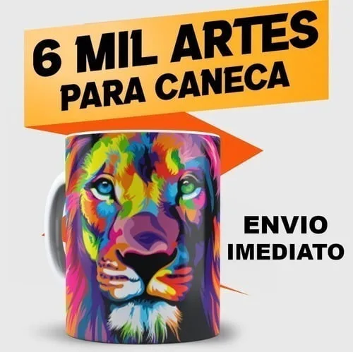 Super Packs 6.000 Artes Estampas P Estampar Sublimar Canecas