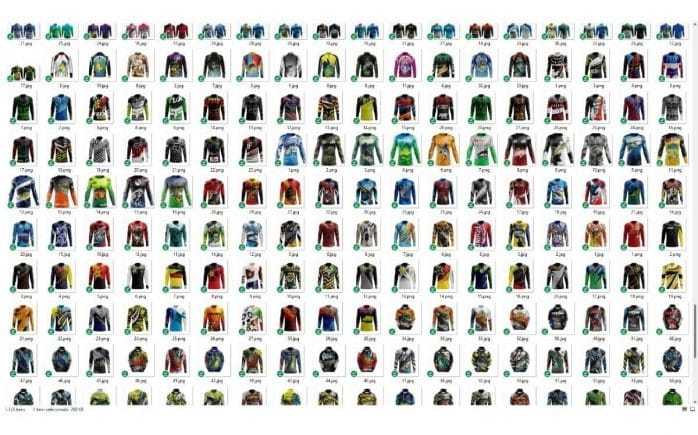 Vetores Camisa Ciclismo Pesca Mountain Bike Mtb Sublimação