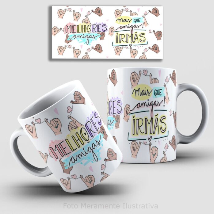 21 Artes Canecas Amizade - Png
