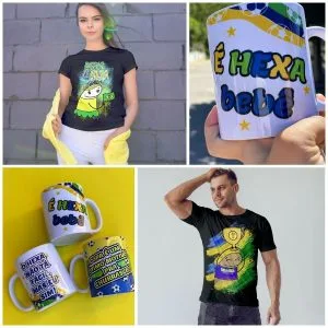 25 Artes Caneca Flork Brasil Copa Do Mundo 2022 Arquivos Jpg