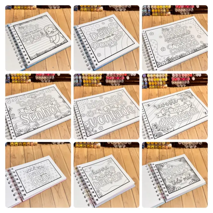 Livro de Colorir PDF - Versículos Fofinhos para Crianças - Imagem 2