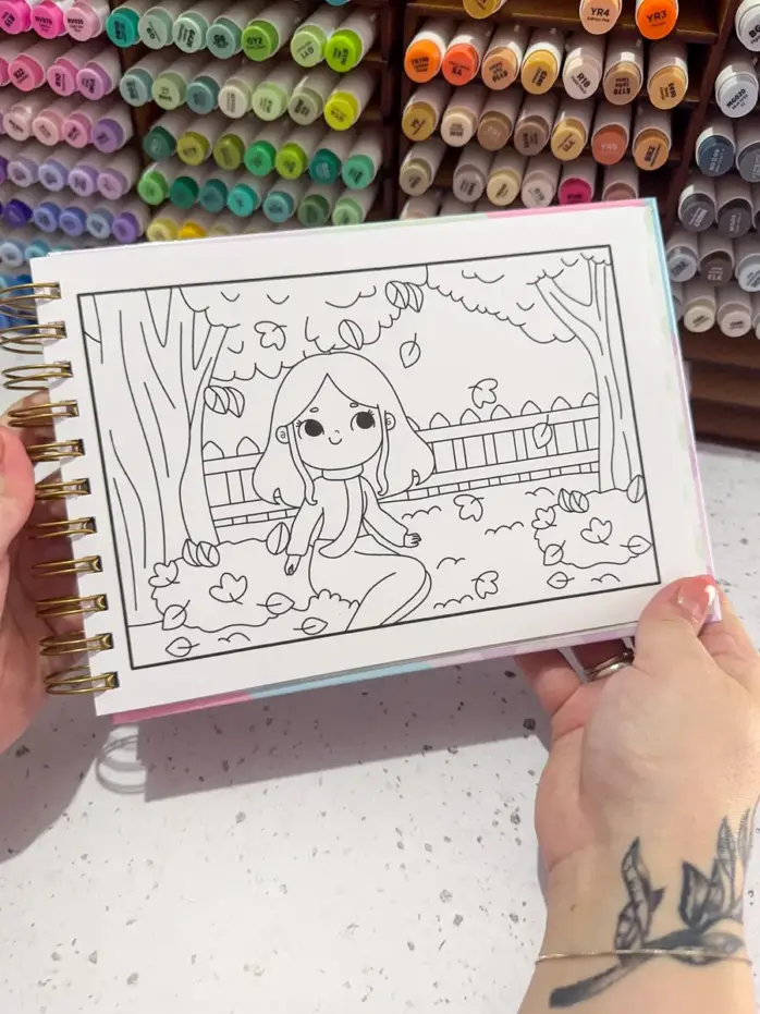 Livro de Colorir Digital: Menininhas em PDF - Imagem 6