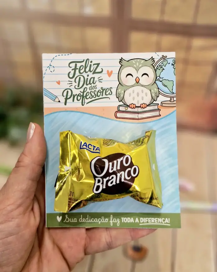 Arquivo Card Bombom para Dia dos Professores Edição Digital - Imagem 2