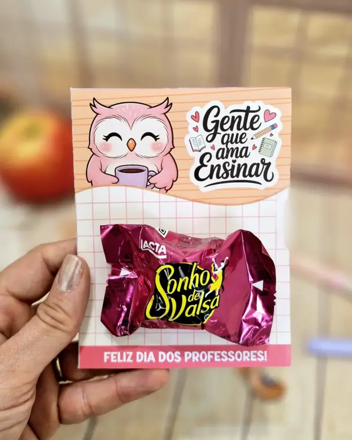 Arquivo Card Bombom para Dia dos Professores Edição Digital - Imagem 4