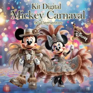Kit Mickey Carnaval PNG para Personalização Digital 11 35374 001