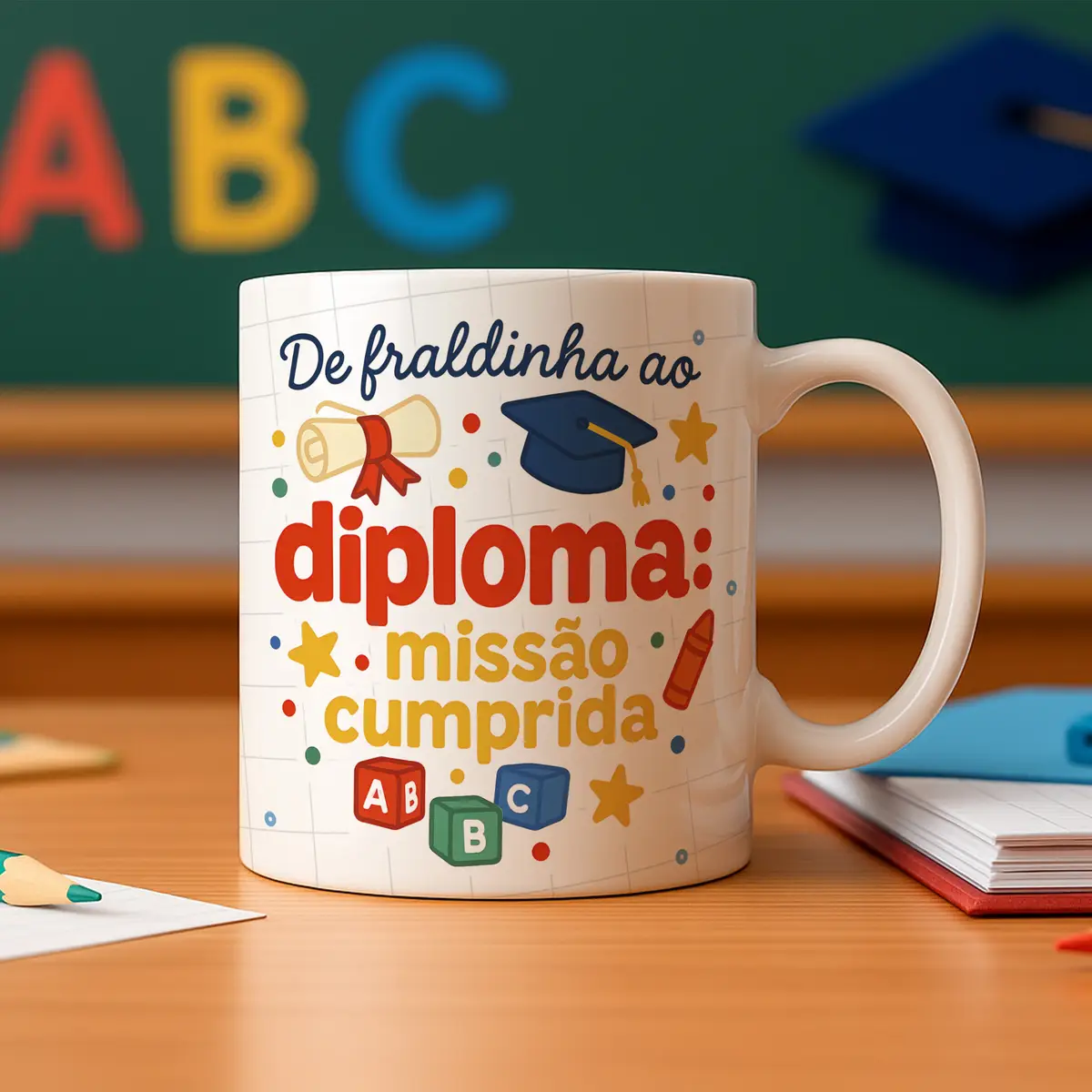 Canecas Formatura ABC 2.0 – Artes Digitais para Sublimar 3 Canecas Formatura ABC 2.0 – Artes Digitais para Sublimar - Imagem 3