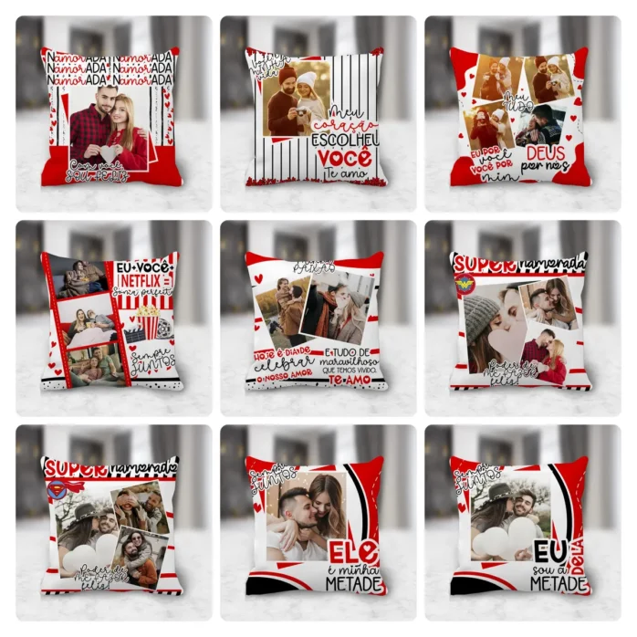 36 Designs Editáveis para Canecas e Almofadas