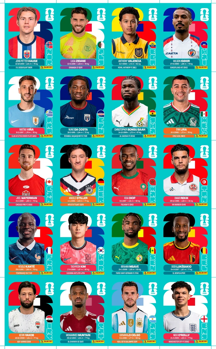 120 Figurinhas Copa do Mundo 2026 Kit Atualização em PDF 5 120 Figurinhas Copa do Mundo 2026 Kit Atualização em PDF - Imagem 5