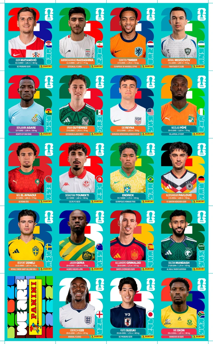 120 Figurinhas Copa do Mundo 2026 Kit Atualização em PDF 7 120 Figurinhas Copa do Mundo 2026 Kit Atualização em PDF - Imagem 7