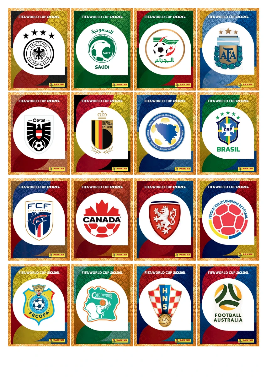 Todas Figurinhas Douradas Copa do Mundo 2026 para Imprimir 4 Todas Figurinhas Douradas Copa do Mundo 2026 para Imprimir - Imagem 4