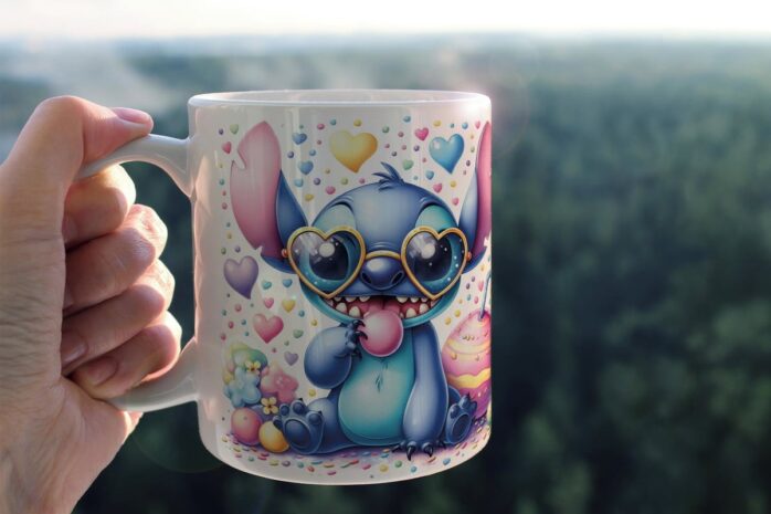 40 Artes Canecas Stitch - Png