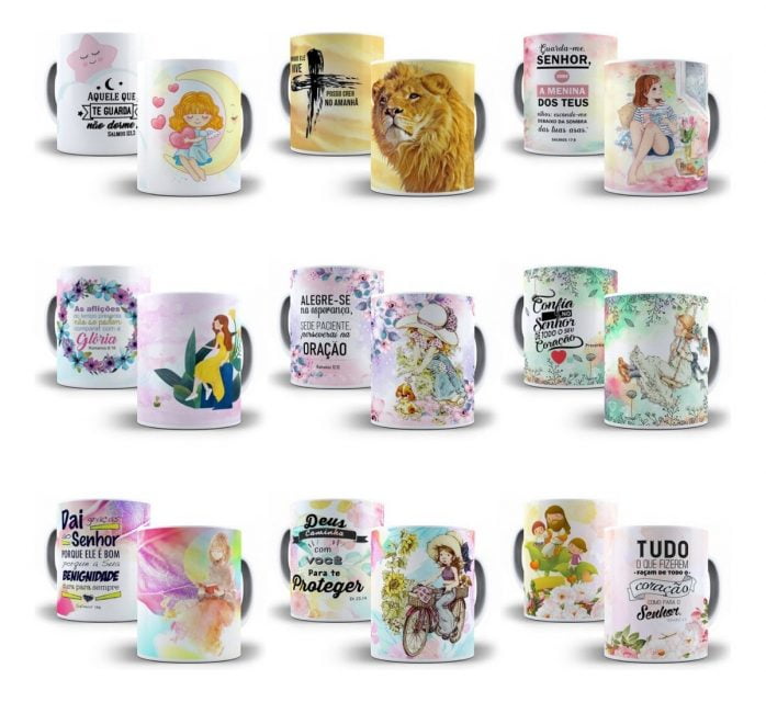 41 Artes Caneca Evangelicas Religião Em Jpg