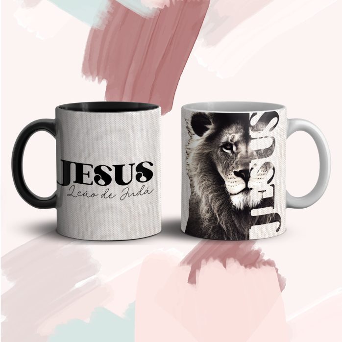 45 Estampas Caneca Gospel Religião Cristianismo Sublimação