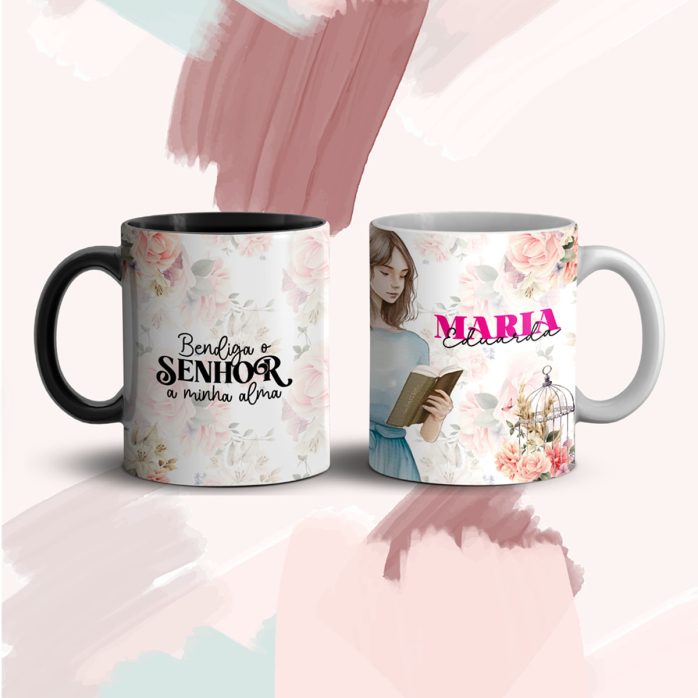 45 Estampas Caneca Gospel Religião Cristianismo Sublimação