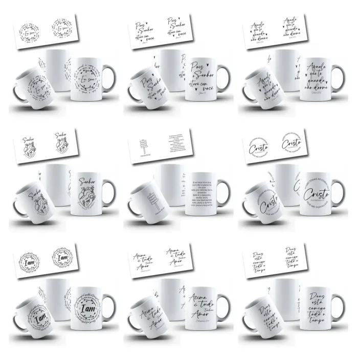 50 Designs De Caneca Salmos E Proverbios 4